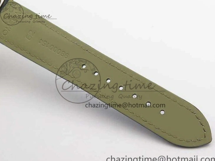 0414 Snug Seamaster Edizione Venezia RG Best Edition Blue Dial On Leather Strap A 8126